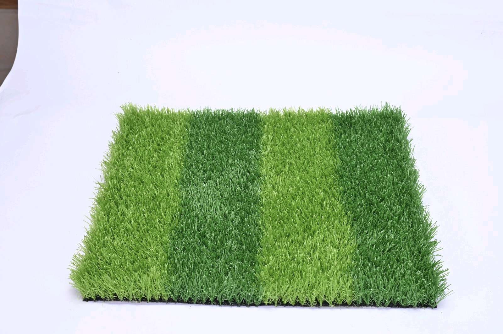 Artificial grass sample tile showing 30mm and 40mm pile heights offered by YPL Safety Nets Chennai