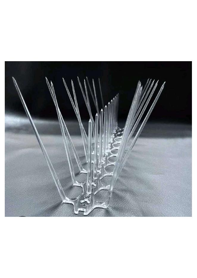 Transparent bird spike strip for parapets and ledges for Bird nets Chennai by YPL Safety Nets Chennai. Transparent bird spike strip for parapets and ledges for Bird nets Chennai by YPL Safety Nets Chennai.